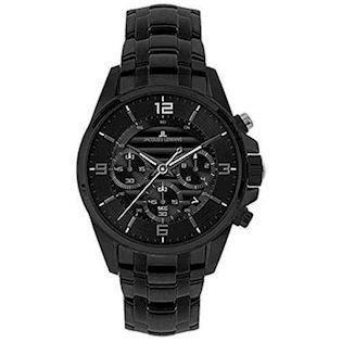 Jacques Lemans Liverpool 44 mm helt sort herreur